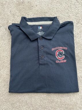 Men’s Chicago Cubs Polo Shirt - MLB Team Logo on Chest